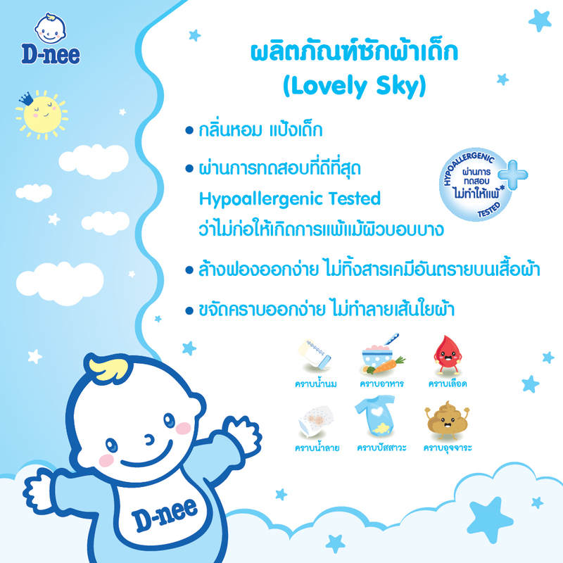 น้ำยาซักผ้าเด็ก ดีนี่ นิวบอร์น แกลลอน D-nee 4 9d 1