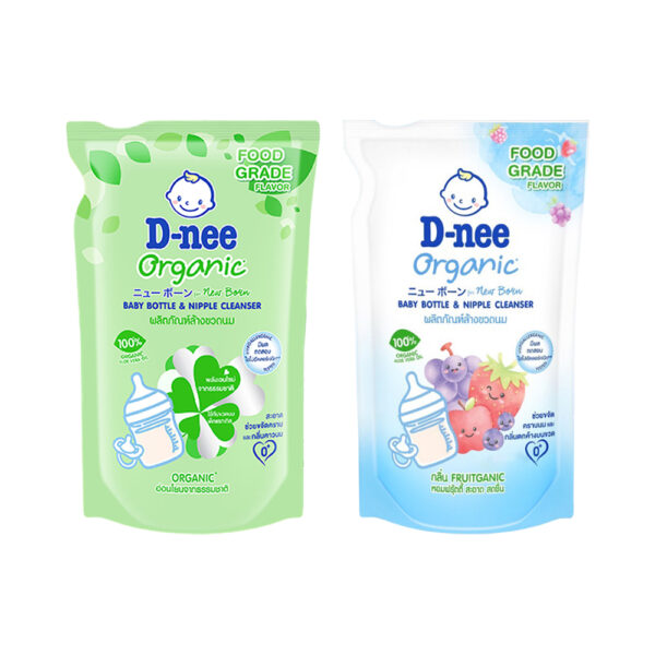 D-nee น้ำยาล้างขวดนม นิวบอร์น ชนิดเติม 550 มล.