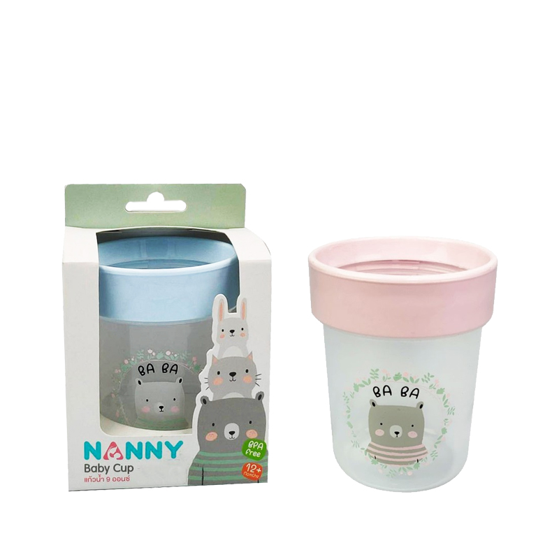 NANNY แก้วน้ำหัดดื่ม BABA BEAR 9 ออนซ์ 4 ej