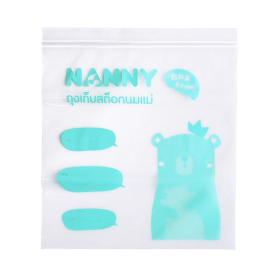 NANNY ถุงเก็บสต๊อกน้ำนมแม่ 10 ชิ้น 4 ok