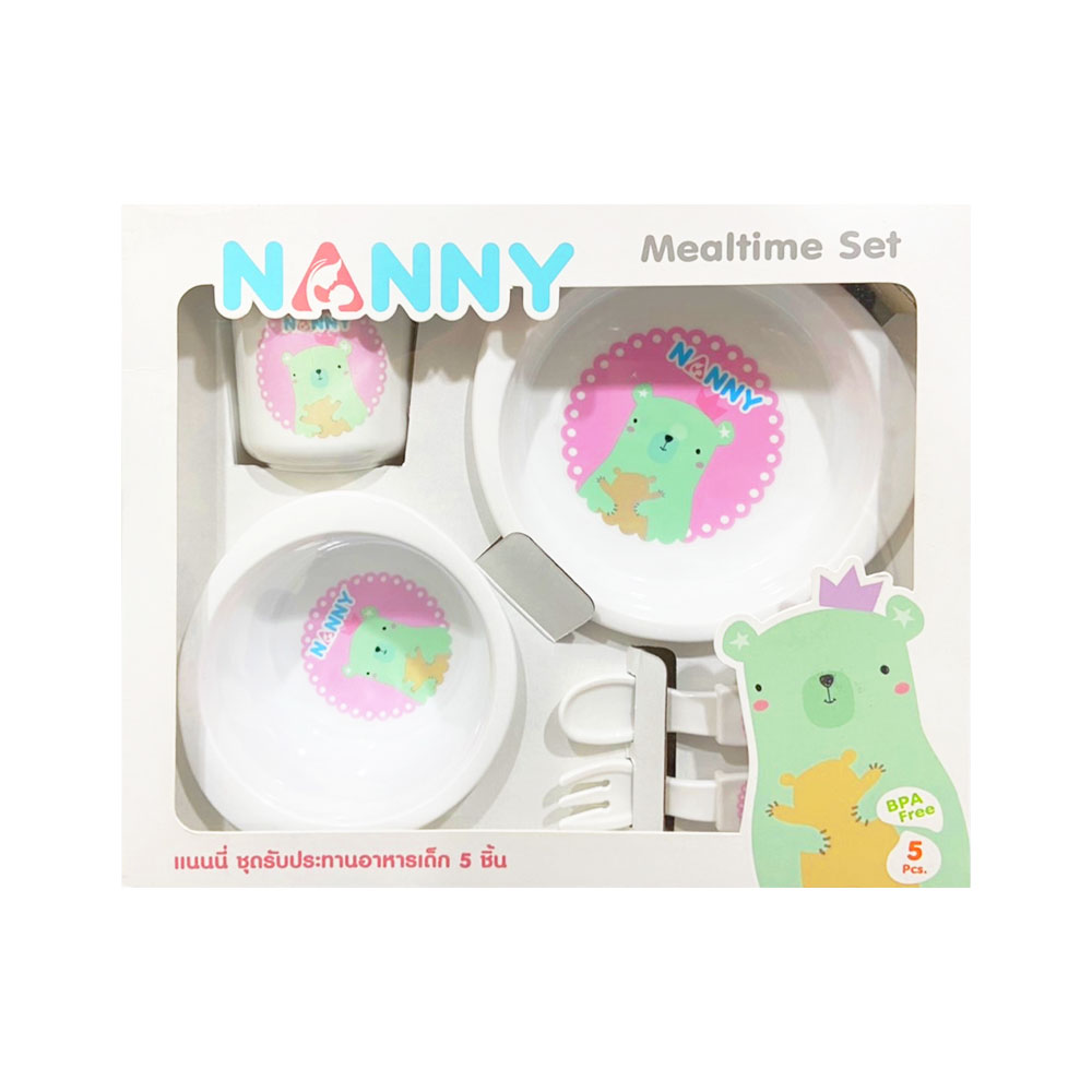NANNY ชุดรับประทานอาหารเด็ก 5 ชิ้น Mealtime Set 4 rh