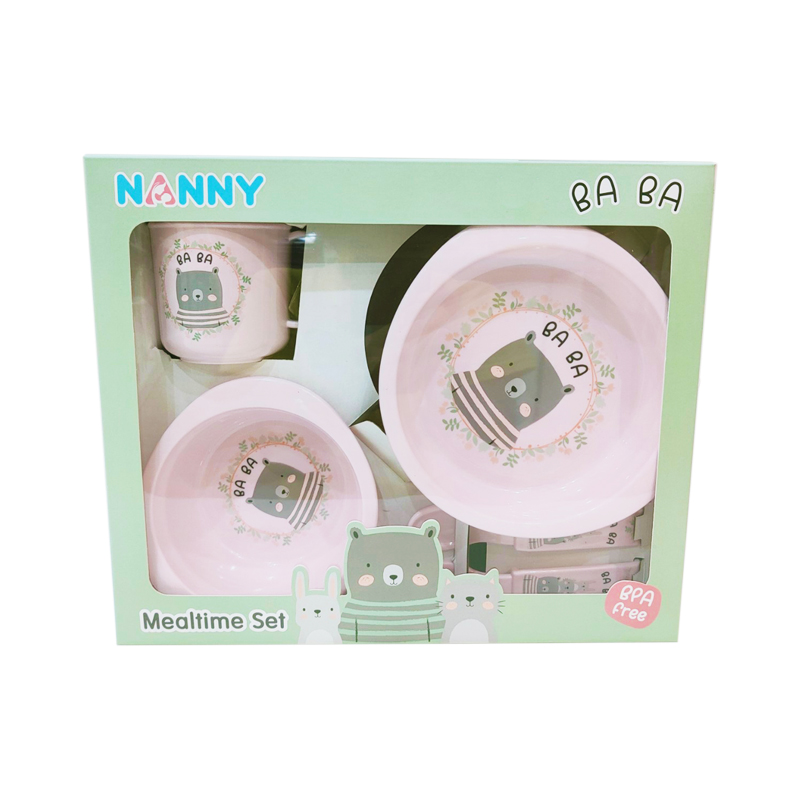 NANNY อุปกรณ์ทานอาหารสำหรับเด็ก BABA BEAR เซ็ต 5 ชิ้น 2 wj
