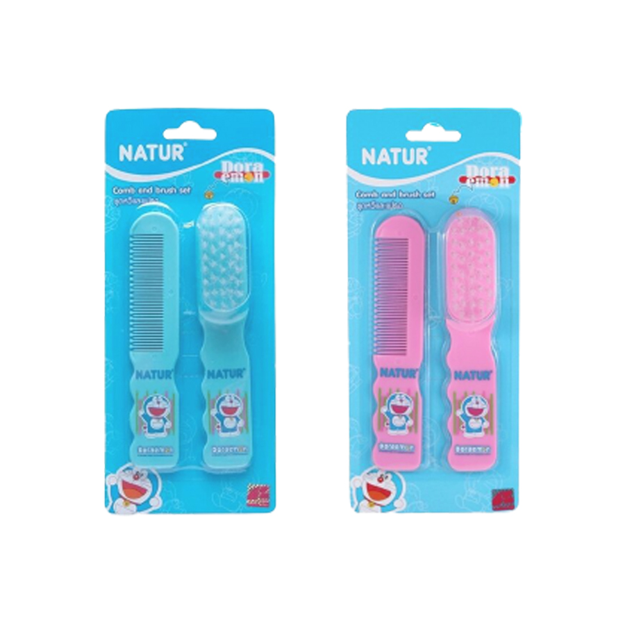 Natur แปรงหวีผมเด็ก ลาย Doraemon 4 1o