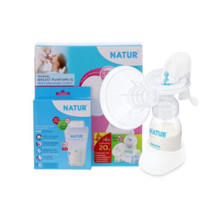 NATUR เนเจอร์ ที่ปั๊มน้ำนมด้วยมือ ปั๊มนม / เครื่องปั๊มนม ชุดปั๊มนมแบบโยก รุ่น MN-3