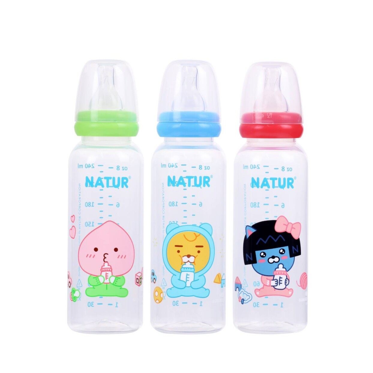 Natur ขวดนมทรงกลม ลาย KAKAO FRIENDS 10 ew 1