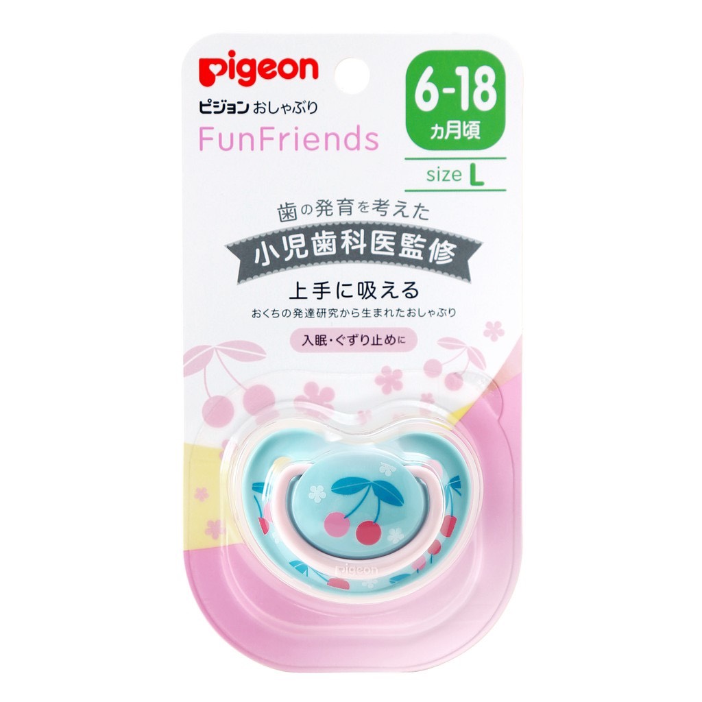 Pigeon จุกนมหลอก Fun Friends ไซส์ S/M/L 13 g1