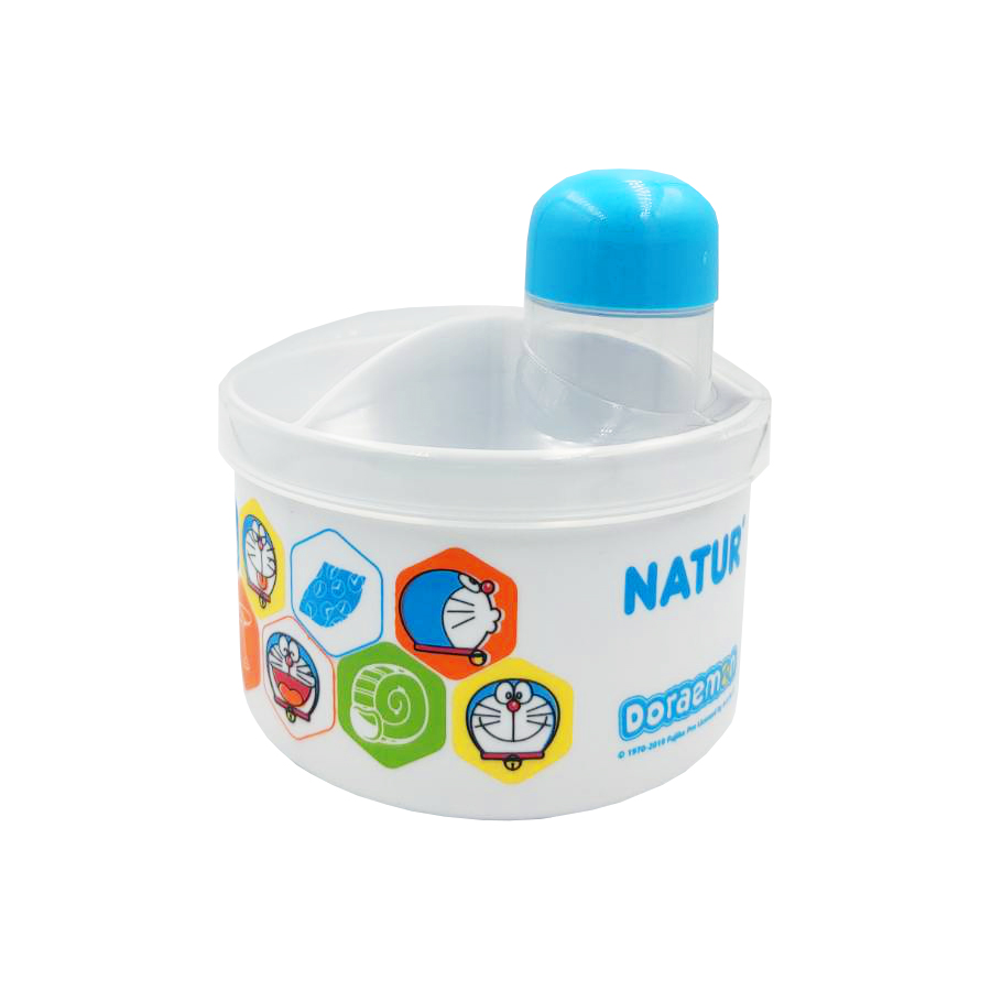 Natur กระปุกแบ่งนม 3 ช่อง ลาย Doraemon 3 jw