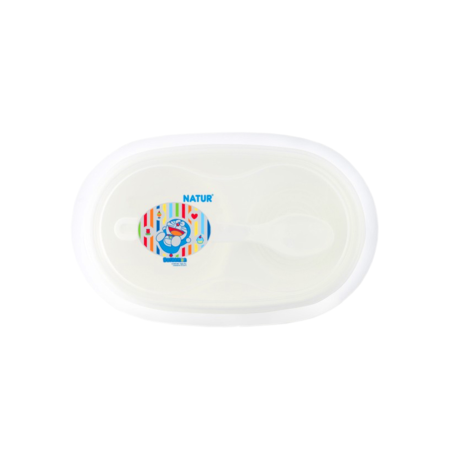 Natur ชุดชามบดพร้อมช้อน ลาย Doraemon 5 m2