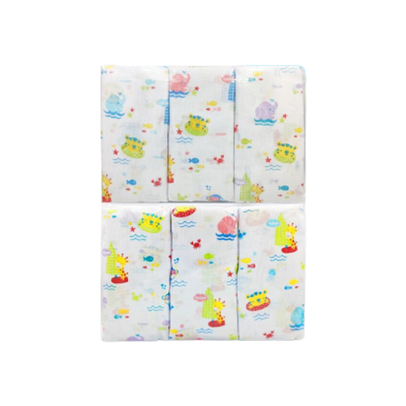 Natur ผ้าอ้อมสาลู Toddy ขนาด 21 x 21 นิ้ว 2 pc