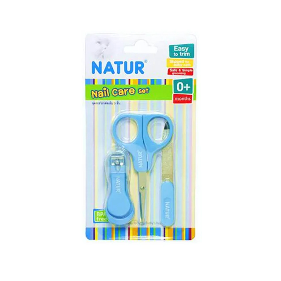Natur กรรไกรตัดเล็บเด็กทารก แพ็ค 3 ชิ้น 5 qs