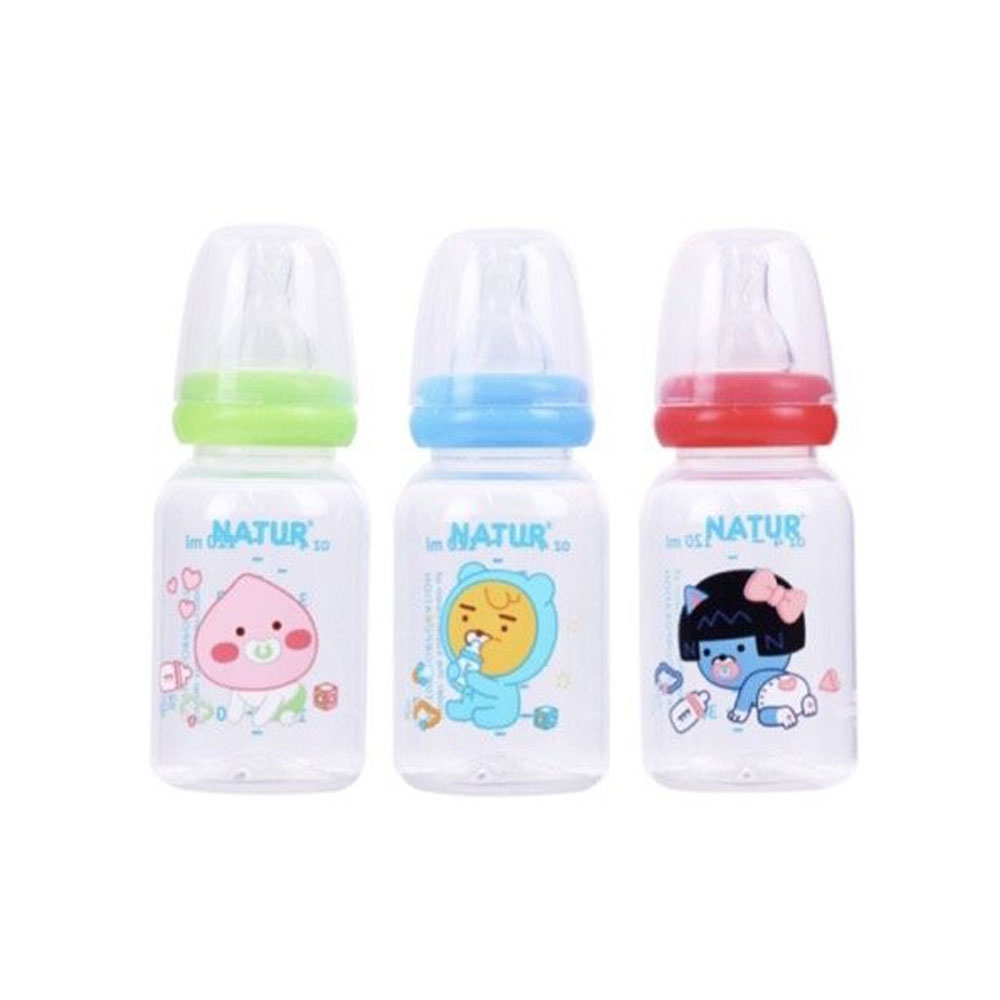 Natur ขวดนมทรงกลม ลาย KAKAO FRIENDS 8 wn