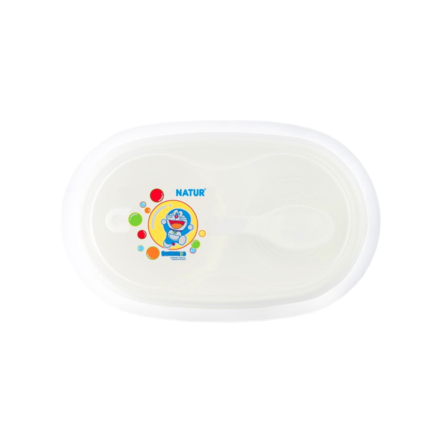 Natur ชุดชามบดพร้อมช้อน ลาย Doraemon 6