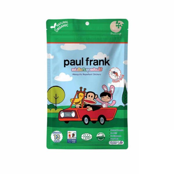 Dreamcraft แผ่นติดกันยุง ลาย Paul Frank กลิ่นลาเวนเดอร์ 13 ดวง