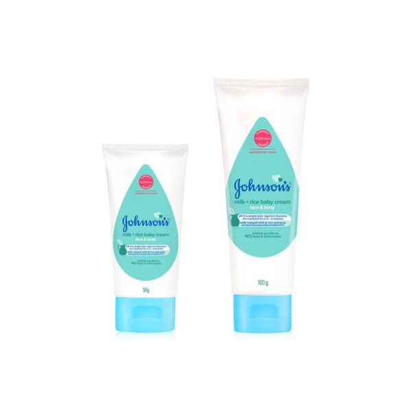 Johnson's จอห์นสัน มิลค์แอนด์ไรซ์ เบบี้ ครีม