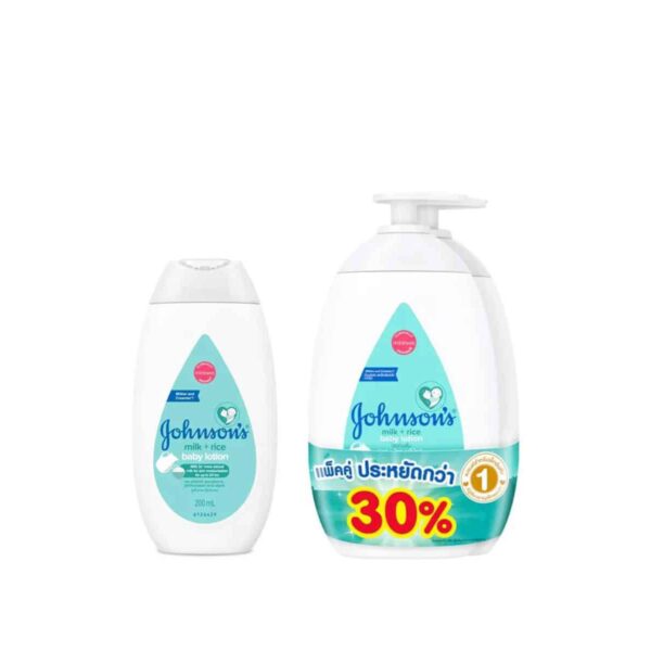 Johnson's จอห์นสัน มิลค์แอนด์ไรซ์ เบบี้ โลชั่น