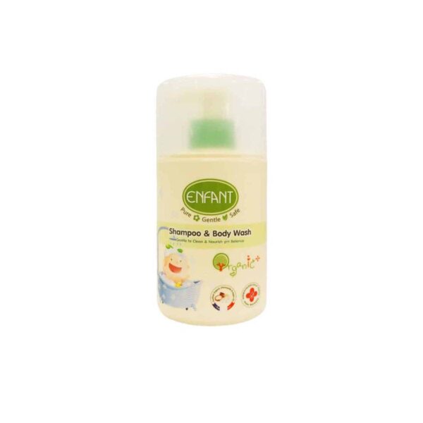 Enfant เจลอาบน้ำและสระผม สูตรอ่อนโยน 2in1 Organic Plus