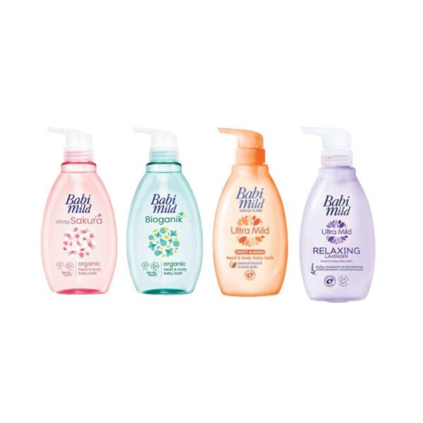 เบบี้มายด์ สบู่เหลวอาบและสระ 380 มล. Babi Mild Bath Gel 380 ml