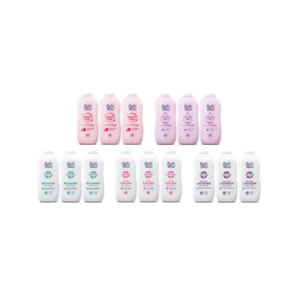 เบบี้มายด์ แป้งเด็ก 350 กรัม 2 แถม 1 Babi Mild Baby Powder 350g