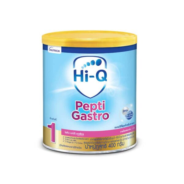 Hi-Q Pepti Gastro นมผง ไฮคิว เปปติ แกสโตร สูตร 1 ขนาด 400 กรัม
