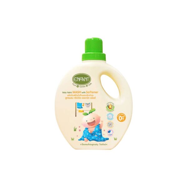 น้ำยาซักผ้าเด็กผสมปรับผ้านุ่ม Baby Fabric Wash With Softener Enfant