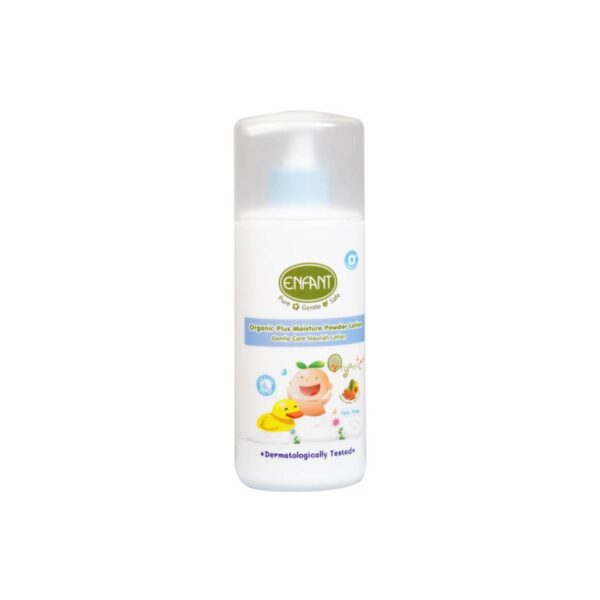 แป้งเด็กเนื้อโลชั่น Organic Plus Moisture Powder Lotion 250ml. Enfant