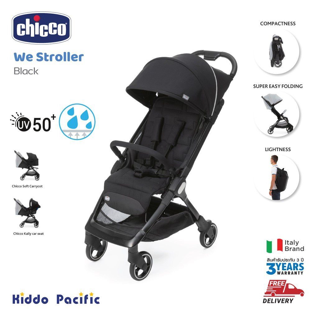 CH420798859500 Chicco We Stroller Black 1 large