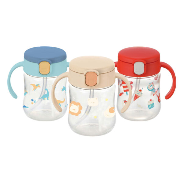 แก้วน้ำ รุ่น TLI Straw Cup Step 2 ขนาด 200 ml. Richell