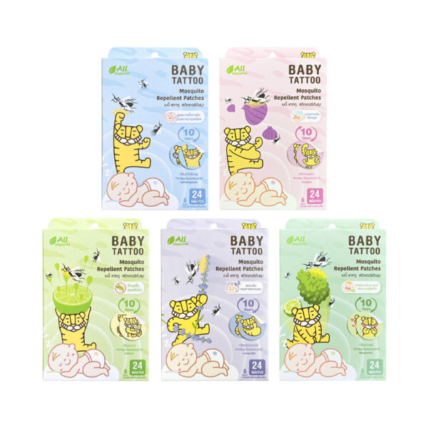 สติ๊กเกอร์แปะกันยุง  Baby Tattoo