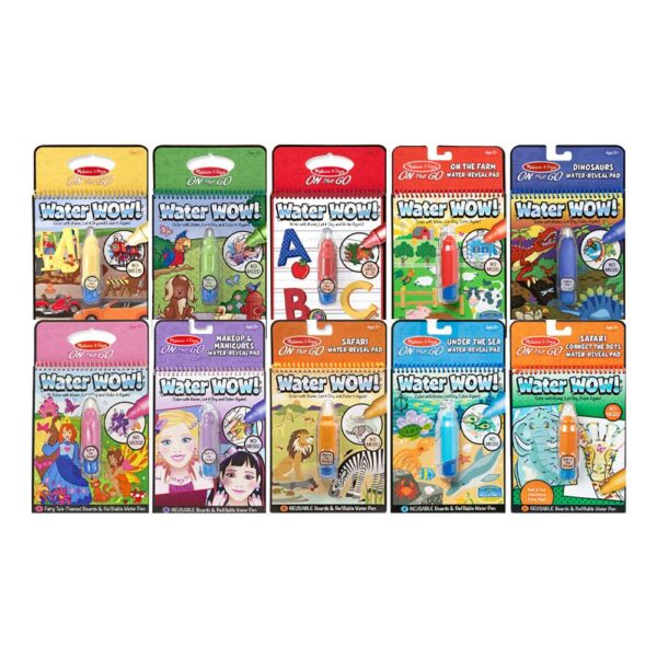 สมุดระบายสีด้วยน้ำรียูสซาเบิล[ระบายน้ำ+รียูส] Melissa & Doug