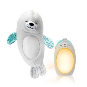 ตุ๊กตากล่อมนอนแมวน้ำ 3-in-1 Sounds & Lights Soothing Pal  Infantino