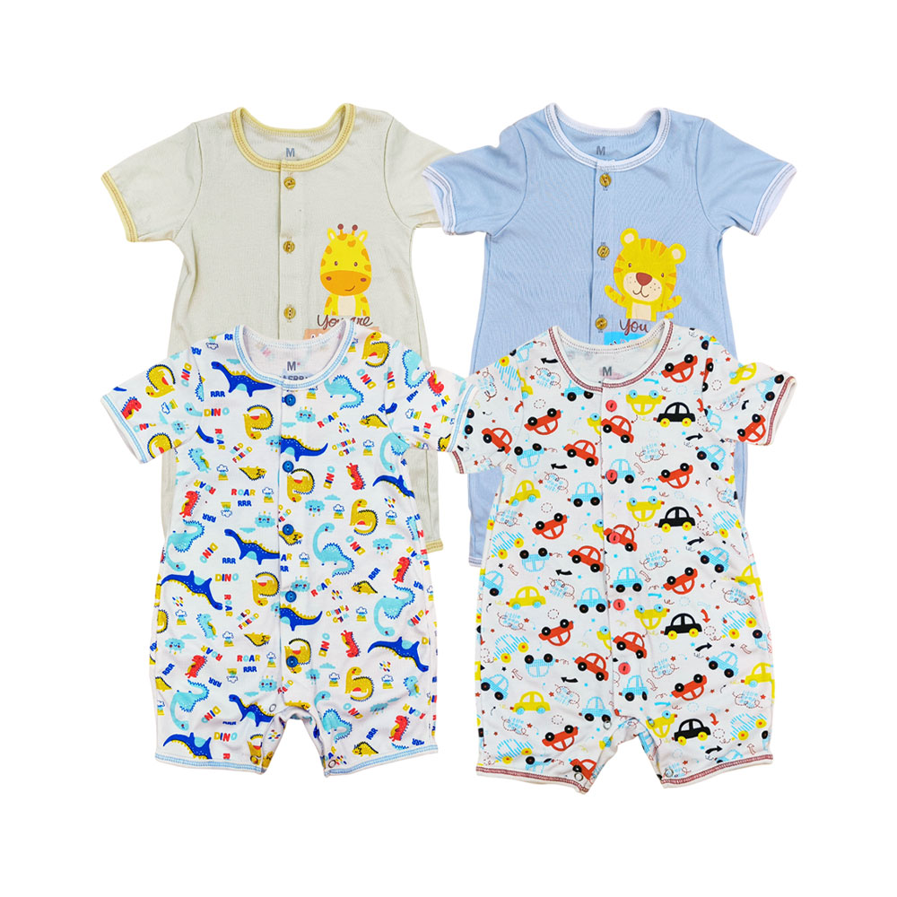 ชุดรอมเปอร์ ผ้าอินเตอร์ล็อค Merry Baby 1 ชุดรอมเปอร์ ผ้าอินเตอร์ล็อค Merry Baby