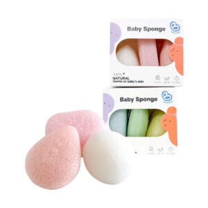 ฟองน้ำอาบน้ำ ใยบุกธรรมชาติเเท้ แพ็ค 3 ชิ้น Bubble beans