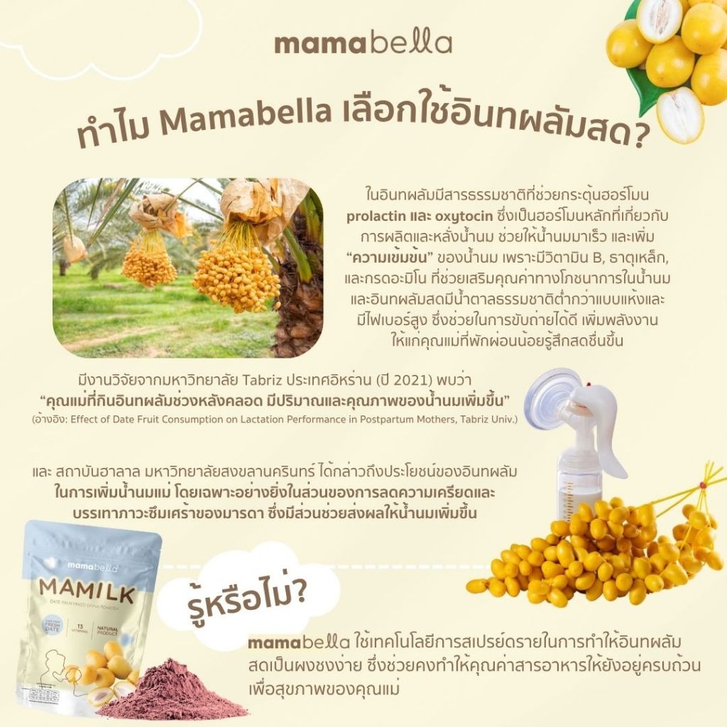 น้ำชงอินทผลัมสด Mamabella Date Palm and Banana Drink Powder Mamilk 4 imgi 7 th 11134207 7ra0s mb6eryhn9kdwf7